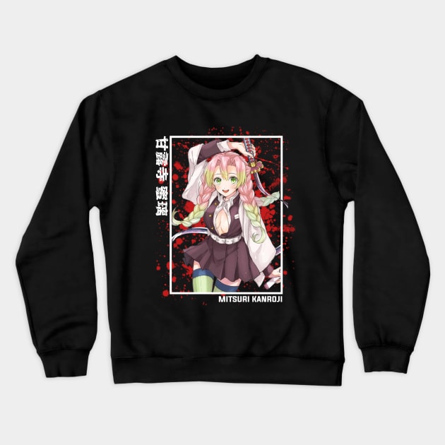 Mitsuri Kanroji - Demon Slayer Crewneck Sweatshirt by Otaku Emporium